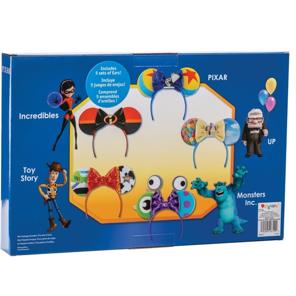 Disney Pixar 5 set of Headband Ears - Picture 2 of 8